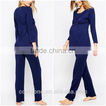 Regular Fit Ture to Size Jersey Nursing Pajamas for Women 2015
