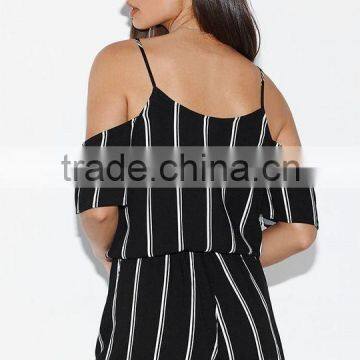 Rompers Jumpsuits Women 2016 Long Sleeve Low Plunge Neckline Foral Jumpsuit photo-3