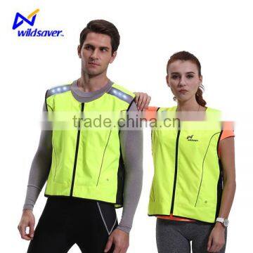 2016 LED reflective green camping & hiking shirts