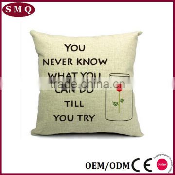 latest design jute sofa seat cushion covers