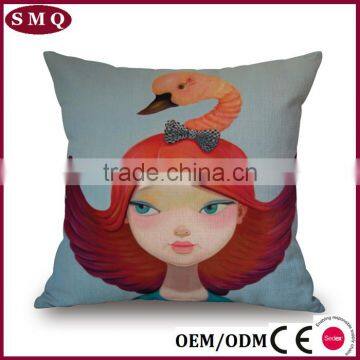 Wholeasale Custom Animal Sublimation Cute Pillow Case Decorative photo-3
