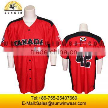 custom sublimated baseball shirts