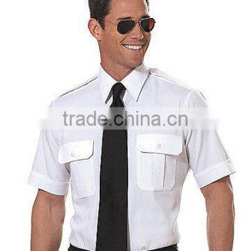 2016 Long Sleeve and Half Sleeve With Attached Epaulettes Men's Pilot Shirt and Pilot Uniform Manufacturer photo-2