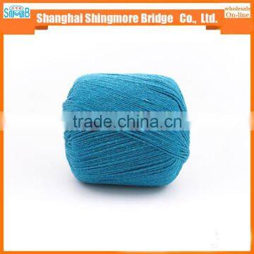 China fancy yarn factory cheap wholesale acylic cotton blend yarn, knitting craft cotton yarn