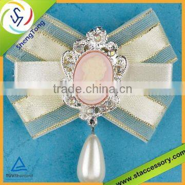 2015 high quality fabric brooch