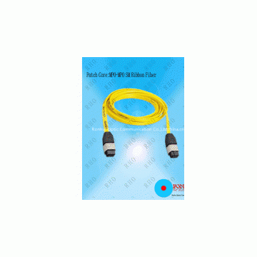 Single mode MPO to MPO Ribbon Fiber Optic Patch Cord