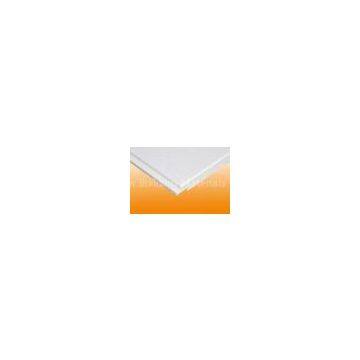 White Concealed Edge Fiberglass Ceiling Tiles Heat Insulation For Classroom
