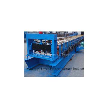 Floor deck roll forming machine