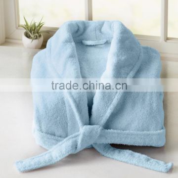 Man women cotton velour custom size bathrobes