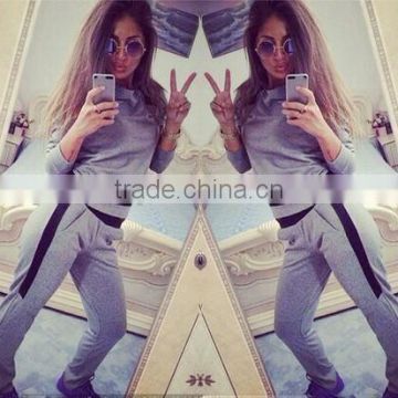 factory price custom women slim fit tracksuit latest cotton design tracksuit sportwear