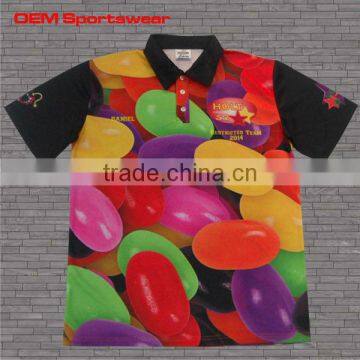 High quality sublimation sport polo t-shirt