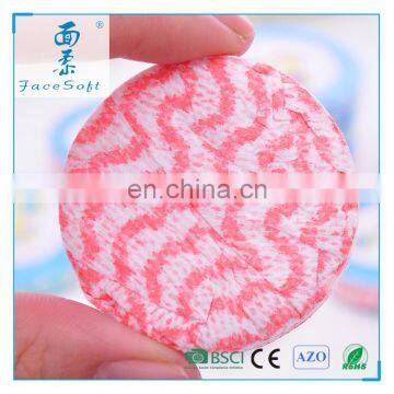 4.5cm diametre round shape cellulose nonwoven wipes/magic compressed towel