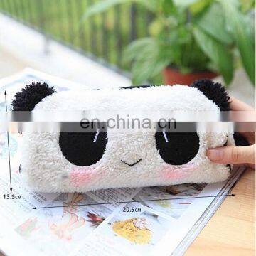 high quality soft panda lint pencil cases
