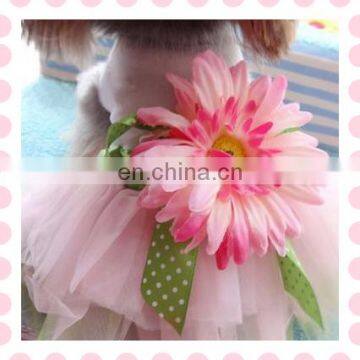 Doggy Pet Dog Clothes Party Summer Dress Rose Wedding Dress Dog Pet Puppy Clothing