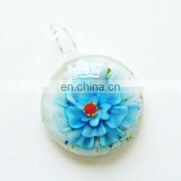 mixed hand make lampwork muraon glass pendant