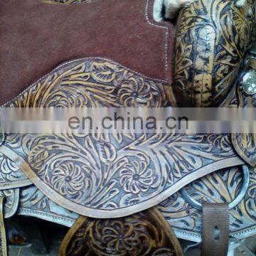 Western Hand Carved Tooling Saddle photo-2