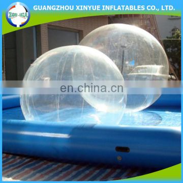 Factory price inflatable pool floating human water bubble ball