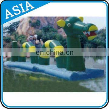 inflatable water dragon obstacles/inflatable water games