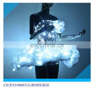 Hot sexy dancing led light Dress lights led dance costumes Ball Grown LED Dress