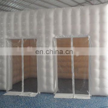 New Hot sale Square inflatable tent with 2doors for events