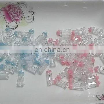 plastic decorative milk bottle for baby shower favor