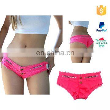 Hot Sell Fat Women Casual Women Jeans Shorts photo-4