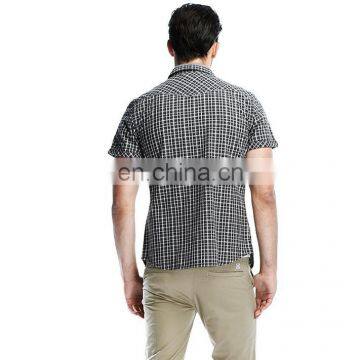 T-MSS020 Wholesale Clothing Garment High Quality Plaid Fashion Casual Young Men Shirt photo-6