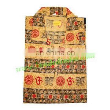 Full Sleeve Short Yoga Kurta in Cotton, Size : Chest 110 x Height 69 x Sleeve 57 Centimeters. photo-6