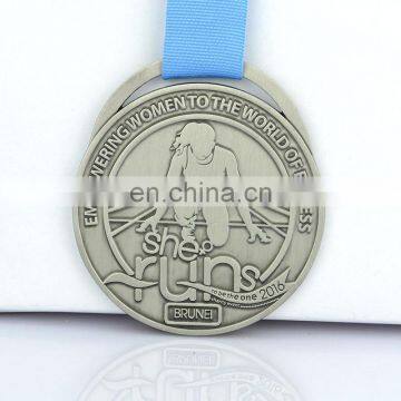 Custom Design Color Brilliancy Marathon Running Title Sport Ranked Race Metal Medal photo-5