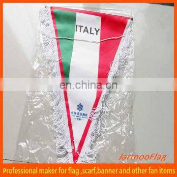 custom mini soccer team pennant flag