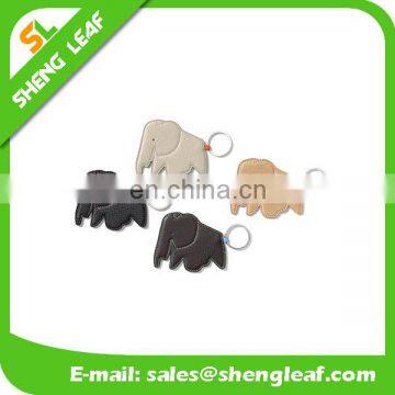 Whole Sale Creative Elephant Shaped Leather Keychain Keyring With Best Price photo-3