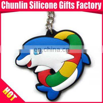 3D Dolphin PVC Keyring for Kids