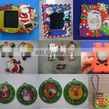 various new hot Christmas gift items decorative pendants/ christmas pvc picture frame