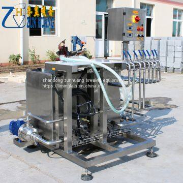 Double head keg washing machine