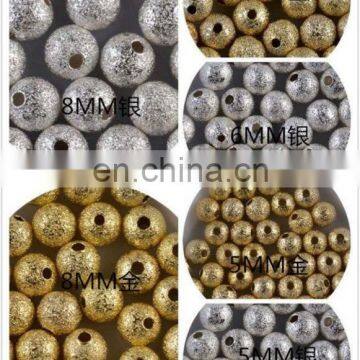 Western popular gold silver nail bead art nail