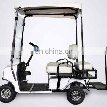 4 seater electric golf cart 24v 1000w with folded rear sear kit CE certificate AX-A3-6