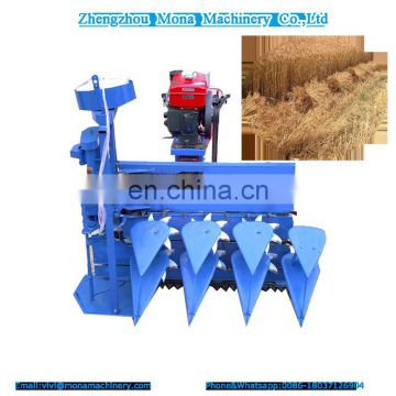 walking tractor 8-18 hp mounted rice and wheat harvester