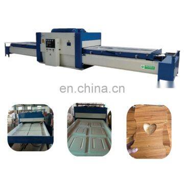 Vacuum membrane press film machine for PVC door and  furnature