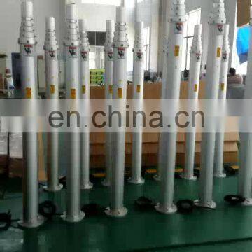 3.5m 200kg payload heavy duty telescopic antenna mast in telecommunication vehicle