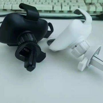 Mobile Phone Vertical Car Phone Mount Charger Qi Wireless Car Charger
