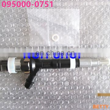 Original and new and high quality Common Rail injector 095000-0750 095000-0751 for 23670-39025 23670-30020