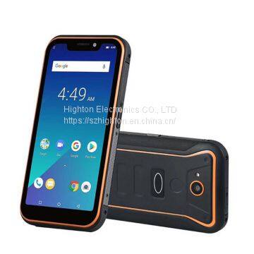 5.5 inch Quad core Android 8.1 Mobile Phone IP67 Rugged Phone 4G LTE Smartphone with 4000mAh Battery