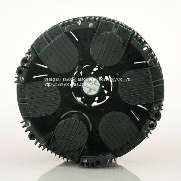 Pneumatic fan cool multi-disc caliper disc brake