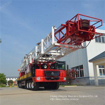XJ850 850HP XJ1000 1000HP Heavy Duty Truck-Mounted Drilling and Workover Rig for Oil Field
