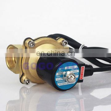 IP68 Underwater solenoid valve brass 1 inch 1-1/4" Normally close 2W250-25 2W350-35 2 way Fountain solenoid valve waterproof