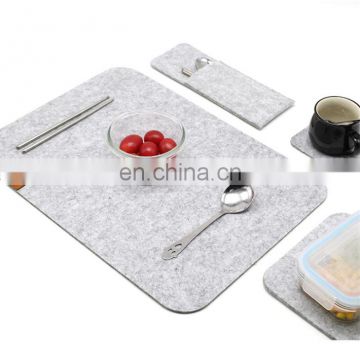 wool felt mat 2mm felt coaster made in China