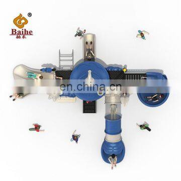 Excellent Quality Children Outdoor Playground Park Tube Slide for Kids