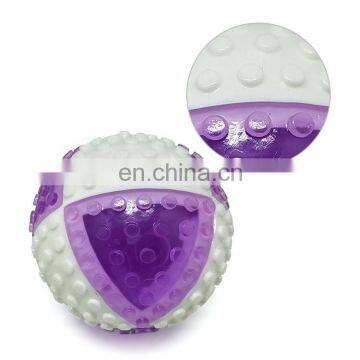 Manufacture New Design Ball Toy Double Colors Dog Play and Chew Toy photo-6
