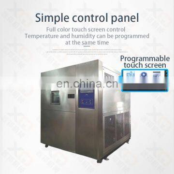 Testing Equipment Environmental Air Cooled Cycle Thermal Shock Fast Impact Temperature Test Chamber photo-6