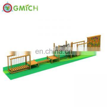 2019 Wood Frame Post Ladder Climbing Rope Playground Outdoor Wooden Course photo-5